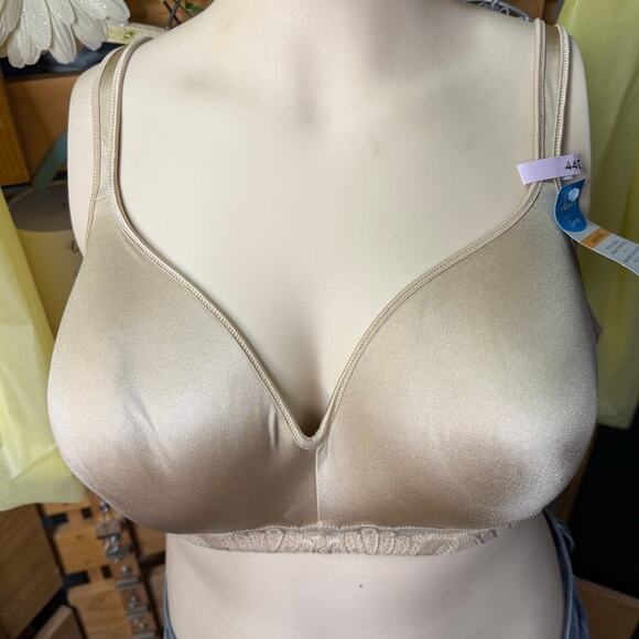 Playtex Tru Support Love My Curves Smoothing Bra Size 44D in Nude - Picture 2 of 8